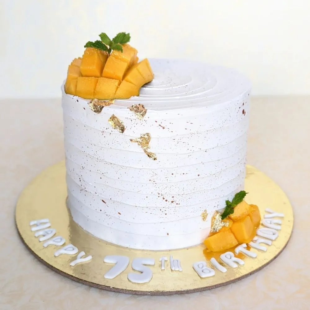 mango cream cake